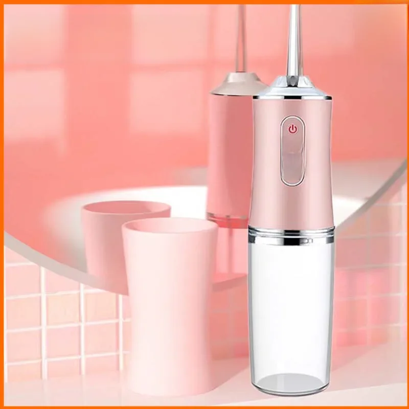 Irrigador Oral Elétrico Portátil, Fio dentário sem fio, Dentes Limpador, Máquina de lavar a boca, 4