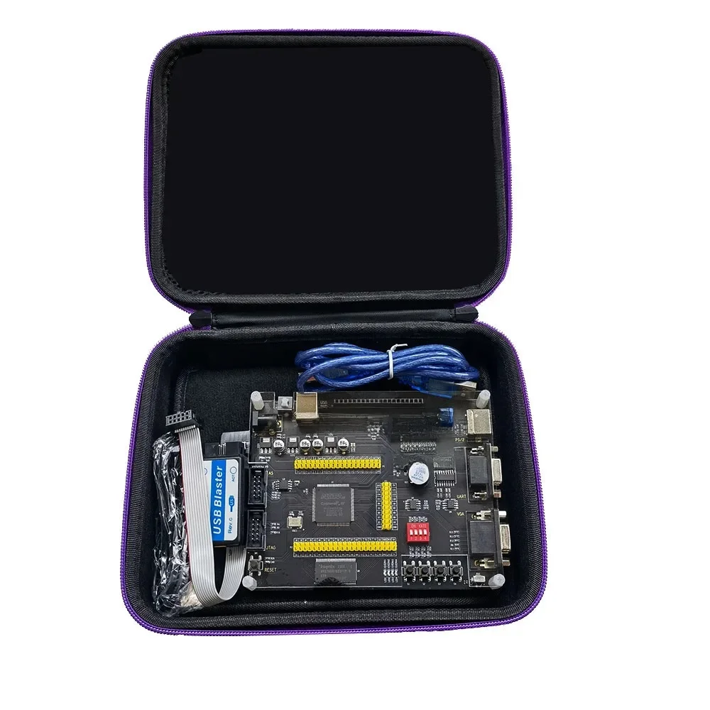 Zestaw edukacyjny DIY Elektronika CycloneIV EP4CE6 EP4CE10 FPGA Płytka Rozwojowa PCB + Programator USB Blaster + Black Box — zdjęcie produktu 6