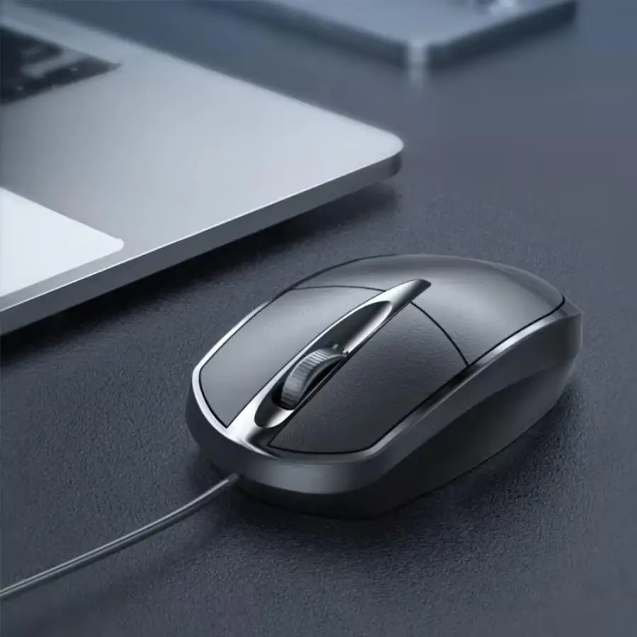 Kit 3 Mouse optico com fio 1200DPI