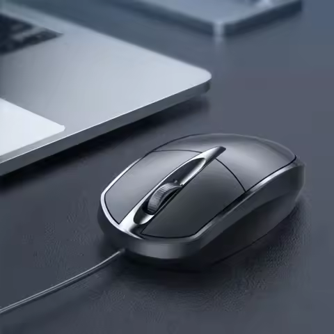 Kit 3 Mouse optico com fio 1200DPI