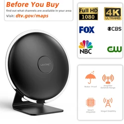 TV-Antenne Innen starkes Signal 4k 8k Smart TV 30dbi High Gain Signal verstärker Konverter frei Fullhdchannels Indoor-TV-Antenne