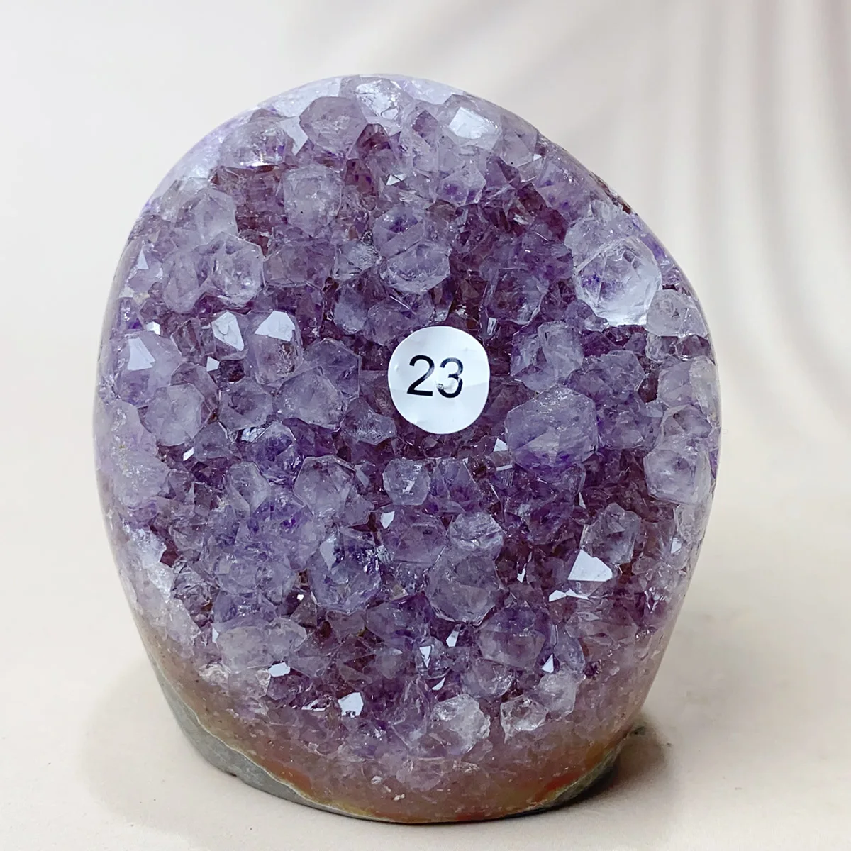 

Natural Amethyst Geode Purple Crystal, Quartz Cluster, Meditation Energy, Mineral Crystal Ornament