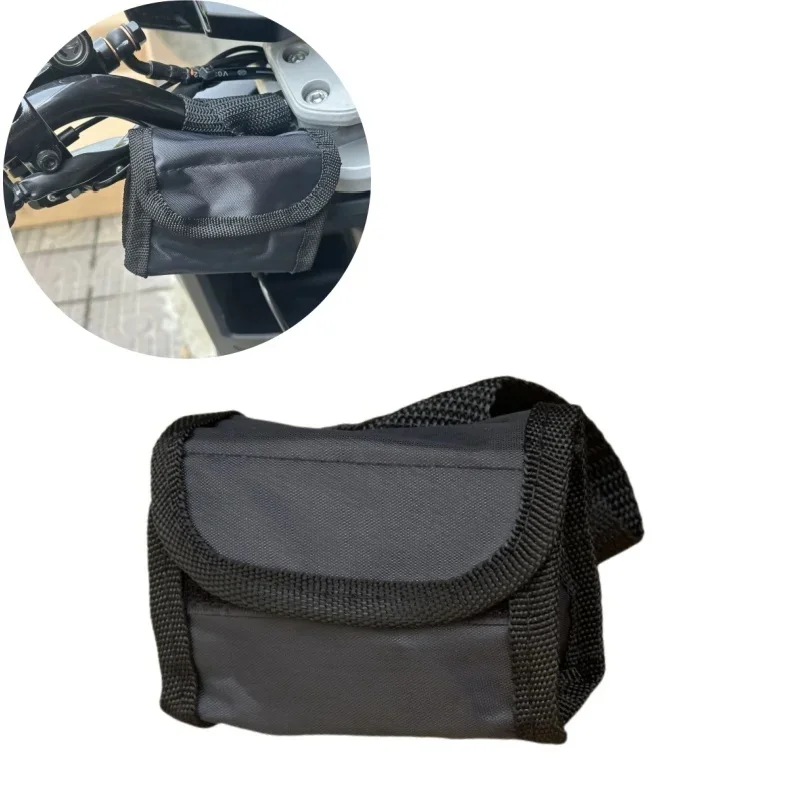 AliExpress NONE Motorcycle Alarm Lock Oxford Bag for Scooters Bike Motorcycle Change Key Bag Mountain Bike Black Lock Bag Removable
