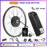 BAFANG Wheel Hub Motor Kit 48V 750W Rear Drive Electric Bicycle Engine 20Ah Battery For 26 28 29 inch 700C eBike Conversion Kits