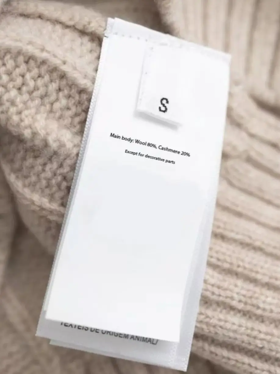 سترة بولو محبوكة فاخرة بلون سادة من صوف الكشمير
