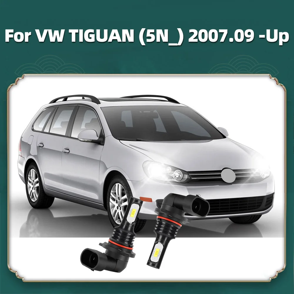 

2x 6000K LED Car Fog Lamp Light Bulbs 15000LM 12V For VW TIGUAN (5N_) 2007 2008 2009 2010 2011 2012 2013 2014 2015 -Up Plug&Play