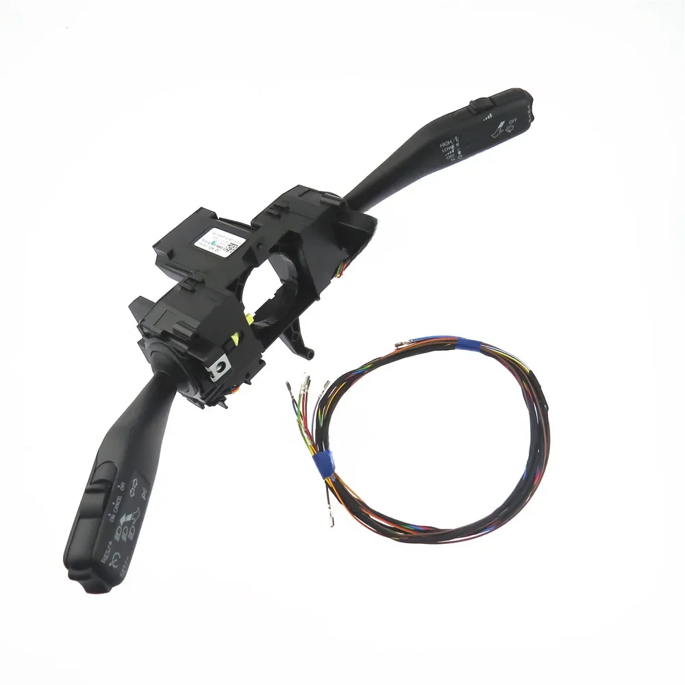 1 zestaw kierownicy Turn Signal Cruise połączenie przełącznik sterujący stos i kabel do polo 6RA953513G 6RA 953 513G 6RA 953 513G — zdjęcie 2
