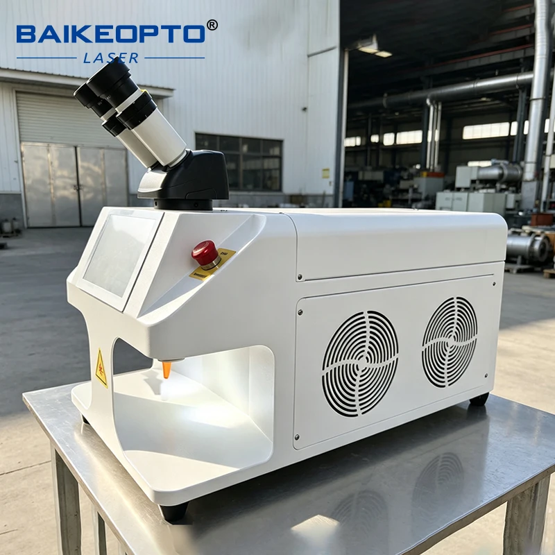 200W BK‑JW200B BAIKEOPTO Jewelry Laser Welder for Gold Silver Platinum Jewelry Processing