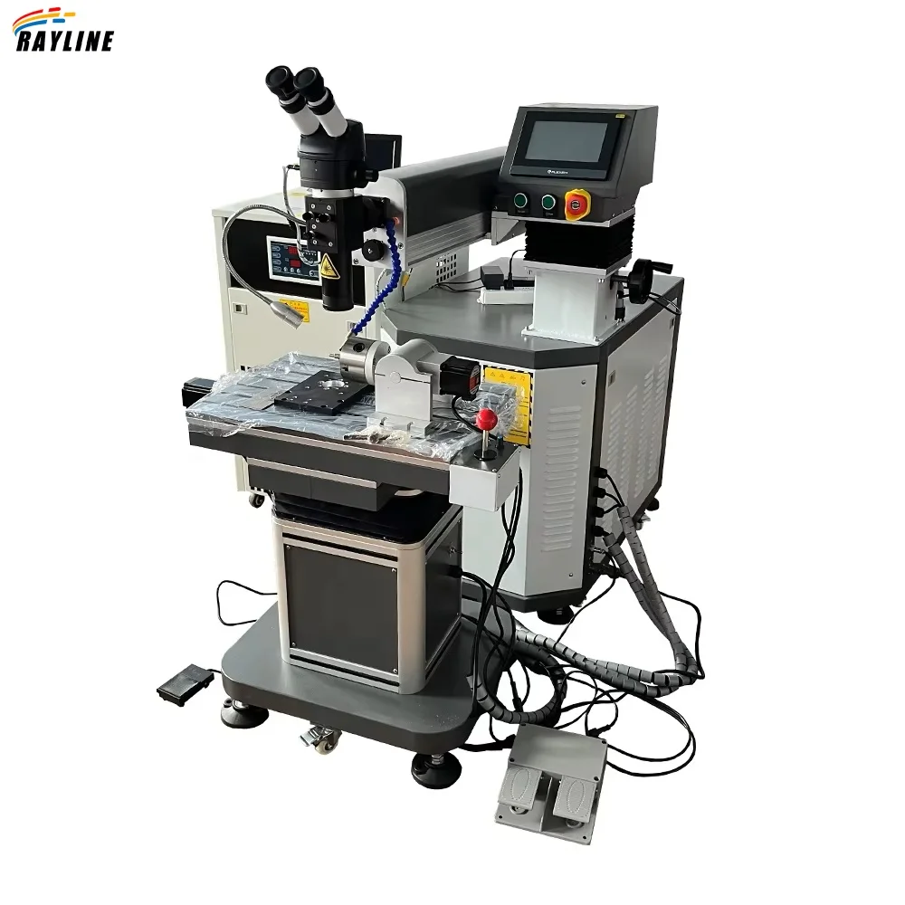 300w 600w Mold Repair microscope welder rotational axis x/y/z axis YAG Mould welding machine