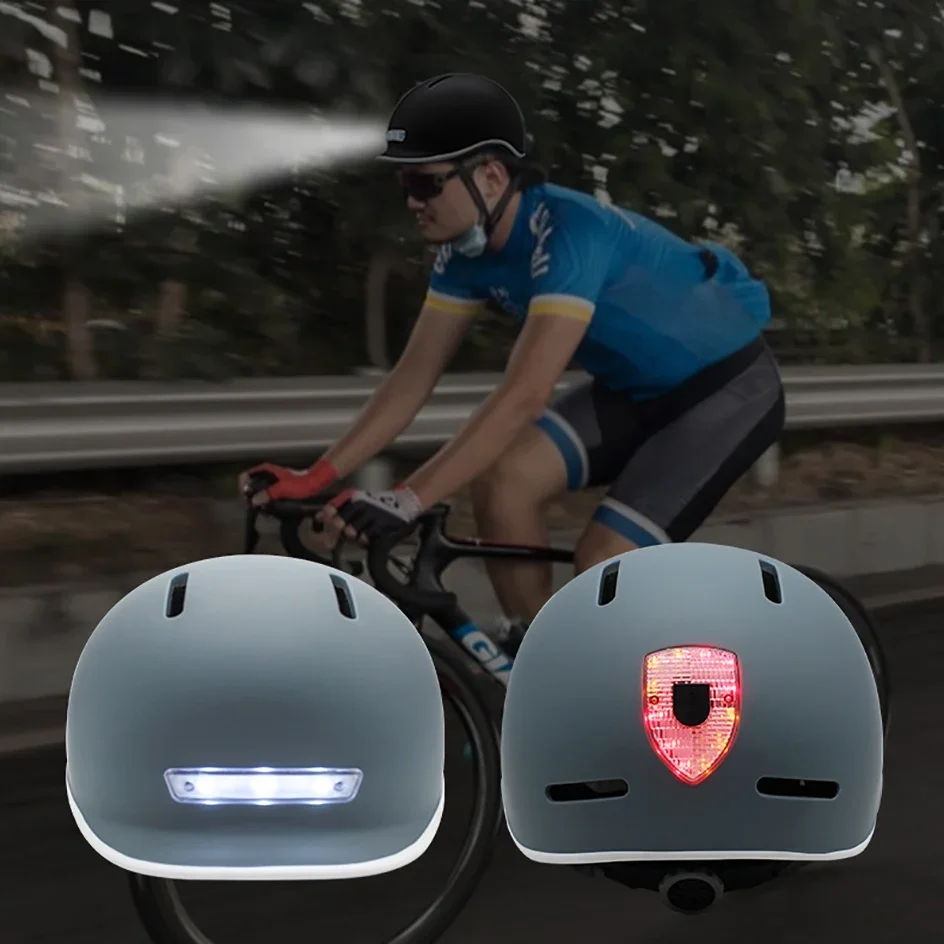 AliExpress NONE Portable Outdoor Bicycle Helmet USB Charging Riding Taillight Lightweight Cycling Helmet LED Rechargeable Rear Light City Helmet