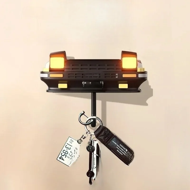 AE86 – porte-clé mural pour phare de voiture, accessoires de salle, crochet de suspension pour clés murales, cadeaux pour passionnés de voiture, crochet cadeau pour petit ami