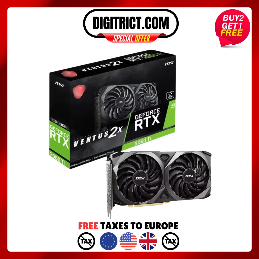 

USED 2024 NVIDIA GeForce RTX 3060 Ti 2X 8G V1 LHR Used Gaming Graphics Card with GDDR6 8GB Memory used for Desktop