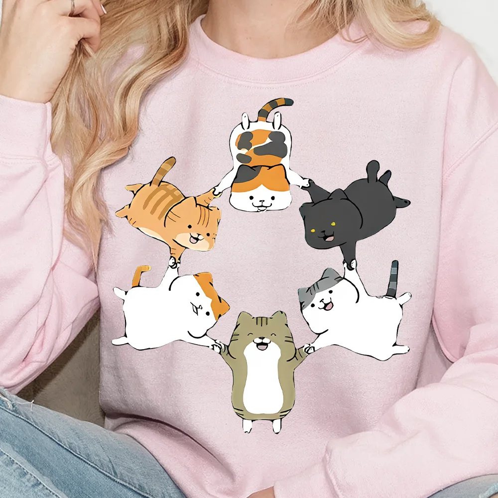 

Повседневные толстовки, женская одежда, топ с длинными рукавами, модная толстовка из 100% хлопка, удобная мягкая дышащая толстовка свободного покроя