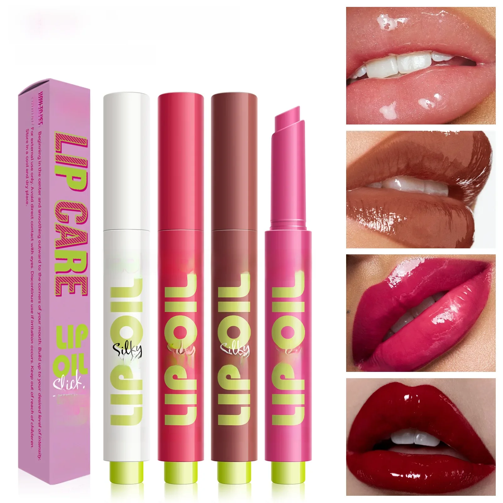 MLSMILE-brilho labial hidratante, cuidado labial sedoso, espelho radiante, alto brilho, imprensa sem