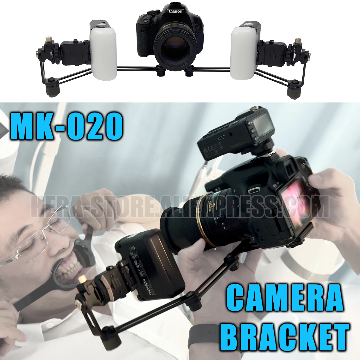 Oral Macro Photography Bracket Simulation Dual Head Flash Ring Flash Front Teeth Aesthetic Full Dentition Maxillofacial Photo