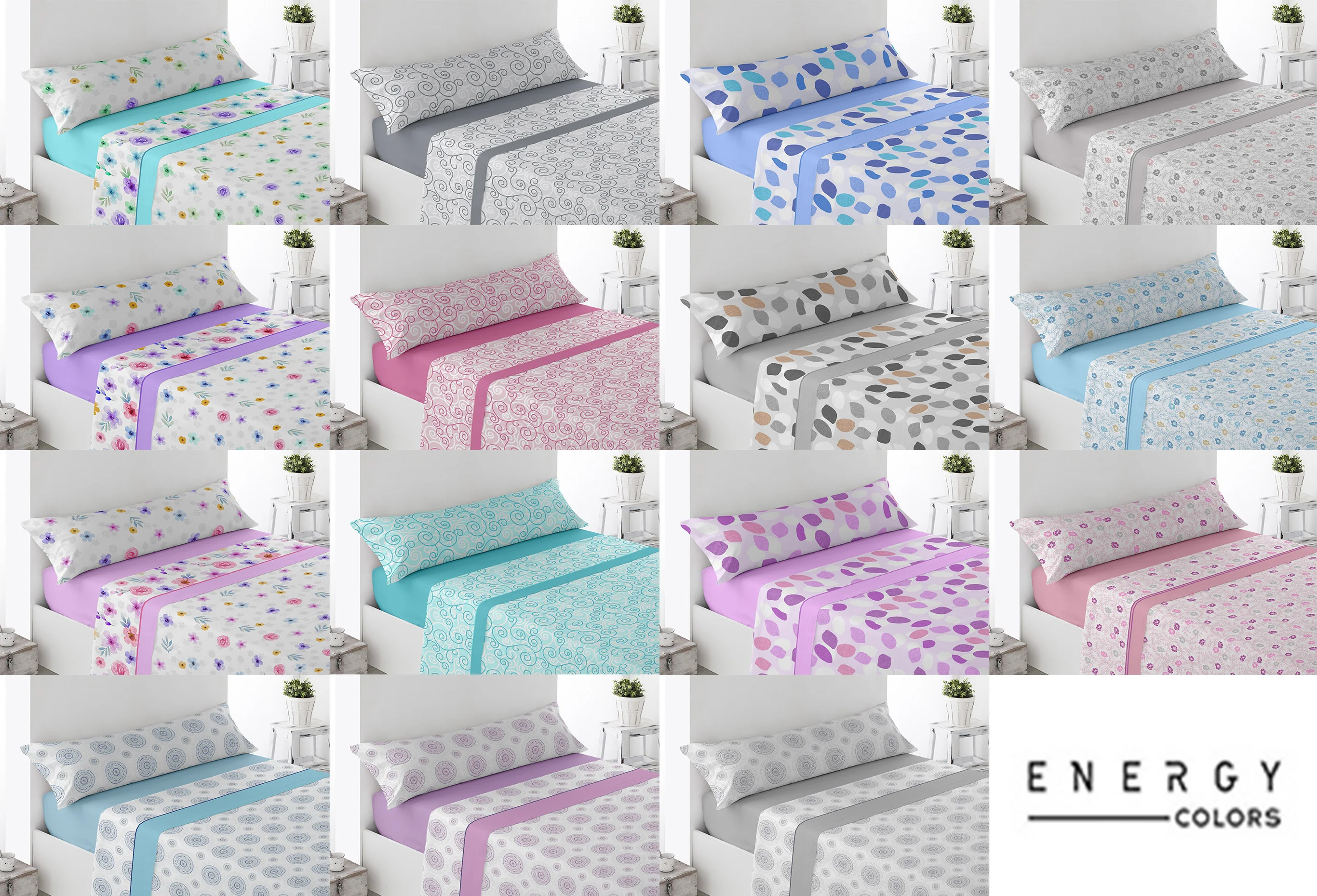 Set of sheets liquidation. Three pieces spring/summer printed bottom, countertop, pillowcase