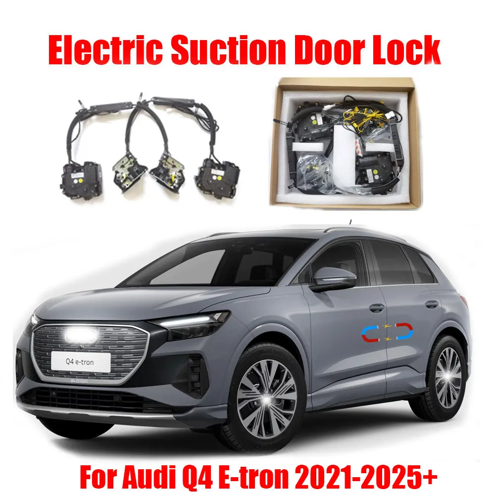 

For Audi Q4 E-tron 2021-2025+ Car Electric Suction Door Power-assisted Closing Door Soft-close Function