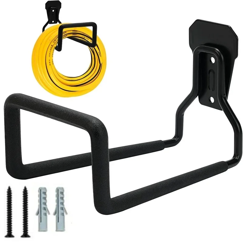 AliExpress 1/2pcs Heavy Metal Hose Hanger, Wall Mount Hook, Garden Holder, Hose Pipe Reel Water Holder, Bicycle Storage Holder