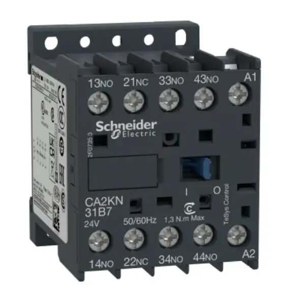 CA2KN31E7 CA2-KN31E7 control relay, TeSys K, 4P(3NO+1NC), =690V, 48V AC coil