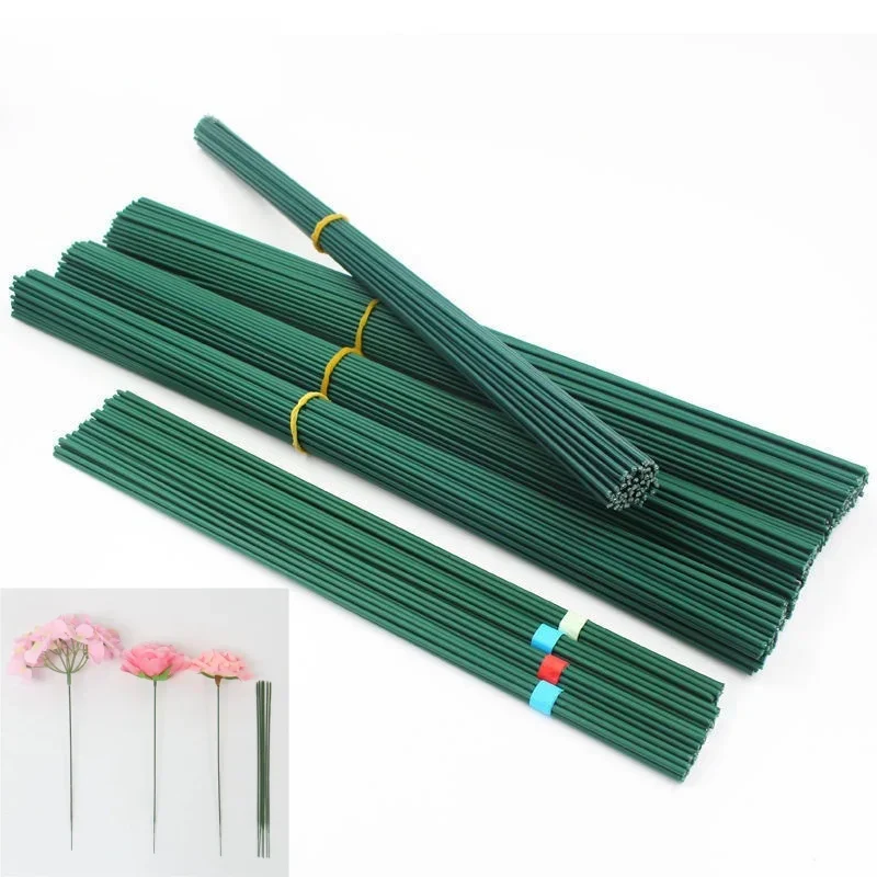 Tige de Fleur en Fer Plaqué Plastique pour Hortensia Artificiel, Accessoire de Décoration de Mariage, 30/40cm, 10 à 50 Pièces