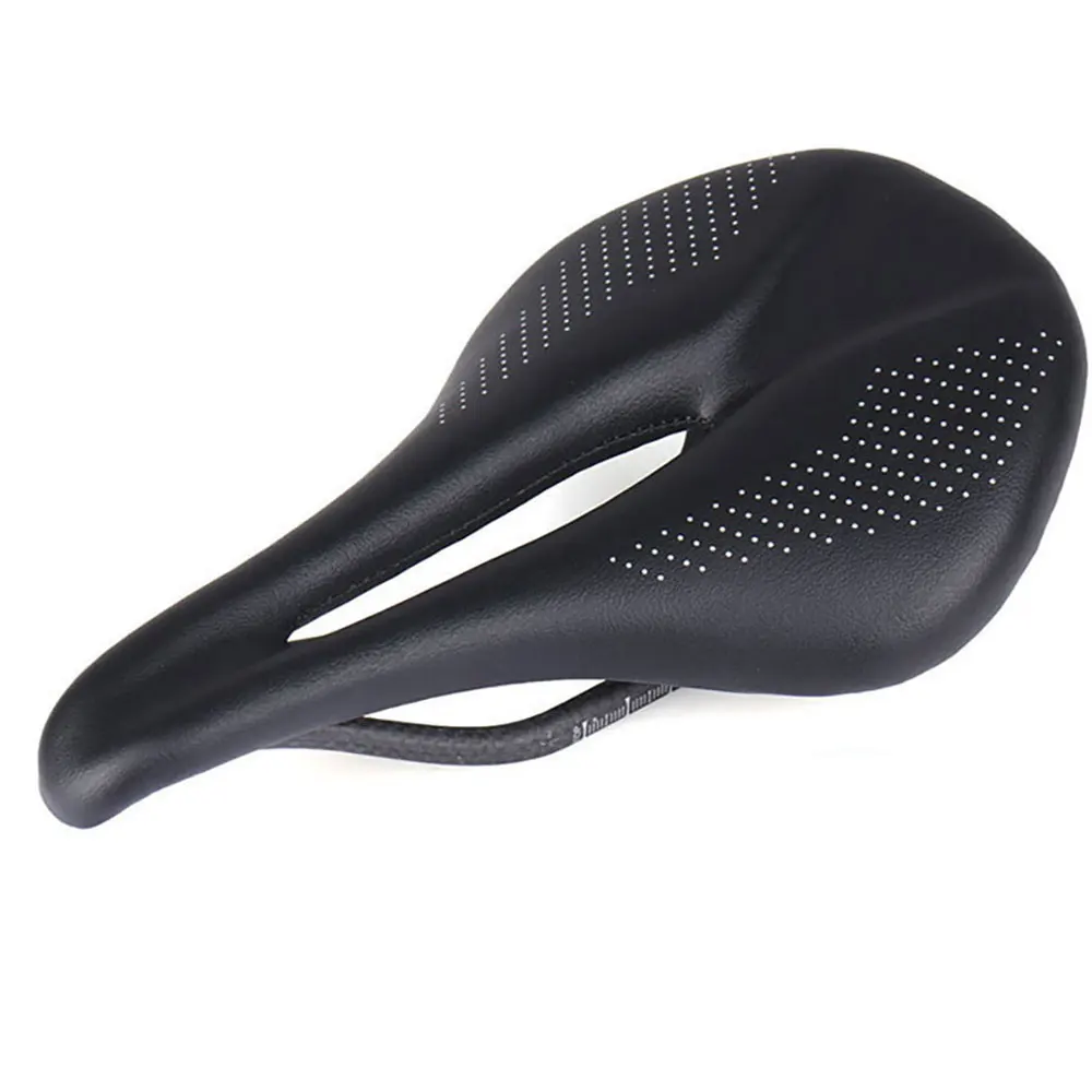 ELITA ONE MTB/Rennrad-Sattel, Kohlefaser, 96 g, weiches Sitzkissen, 240 x 143/155 mm – Detail 5