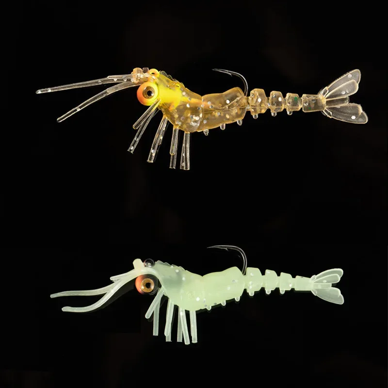 1 pièces bloc de plomb évier crevettes leurres pêche en mer avec crevettes lumineuses appât souple perche 7g 8.5g 10.5g 17.5g 21g bar crevettes appât
