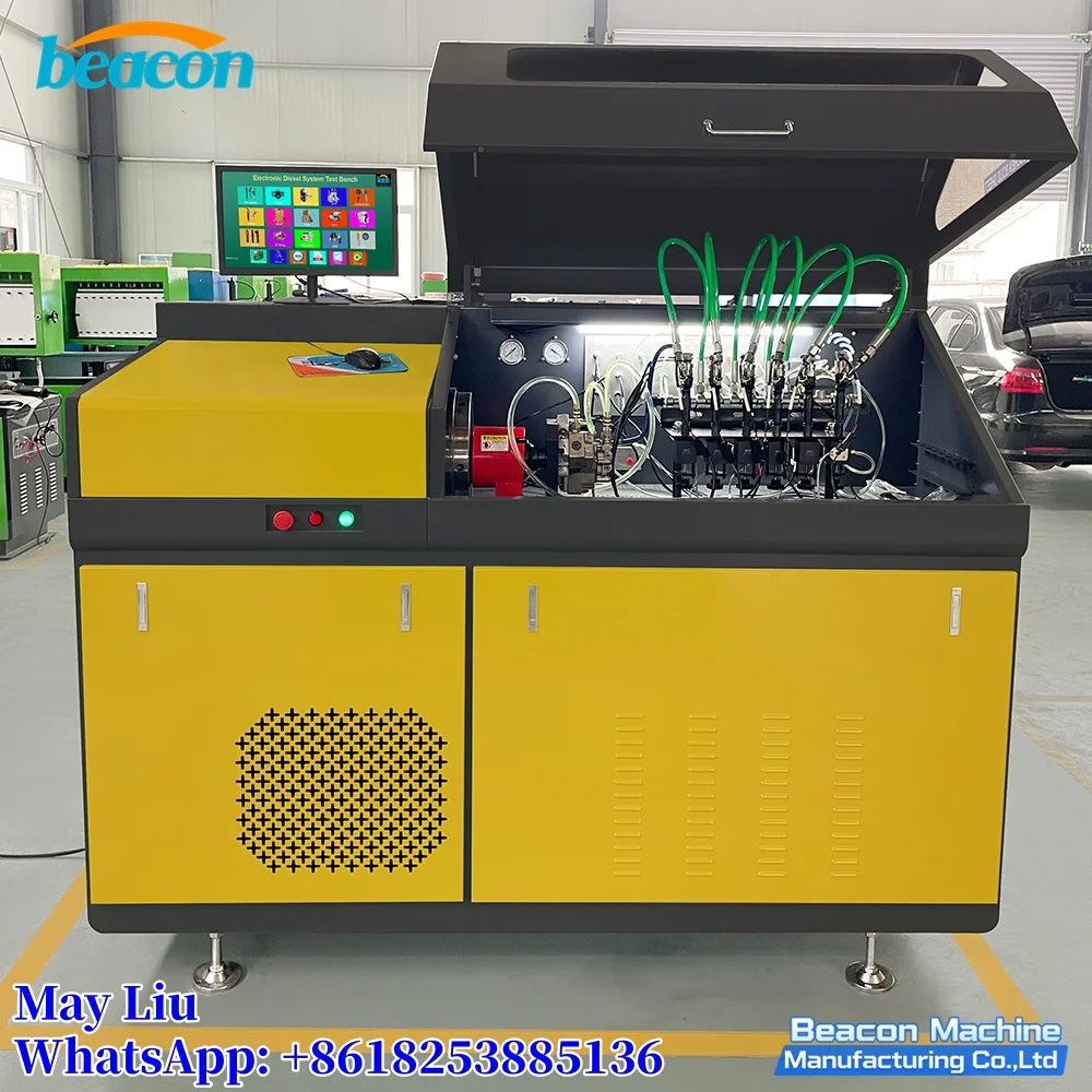 Common Rail Diesel Test Bench CR708 Test 6 Injectors EUI EUP HEUI CR Injector Pump Calibration Machine