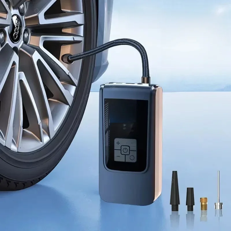 AliExpress CENRR Wireless Car Air Pump Portable Air Compressor Electric Tire Inflator with LCD Digital Display for Car Motorcycles Bicycle Ball