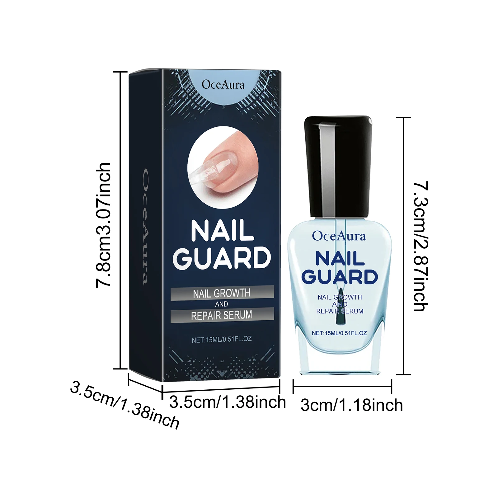 Natual Nail Care Serum Deeply Nourishing Repair Damaged Nail Maintain Beauty Nails Enhance Natural Shine Nail Nourishing Oil