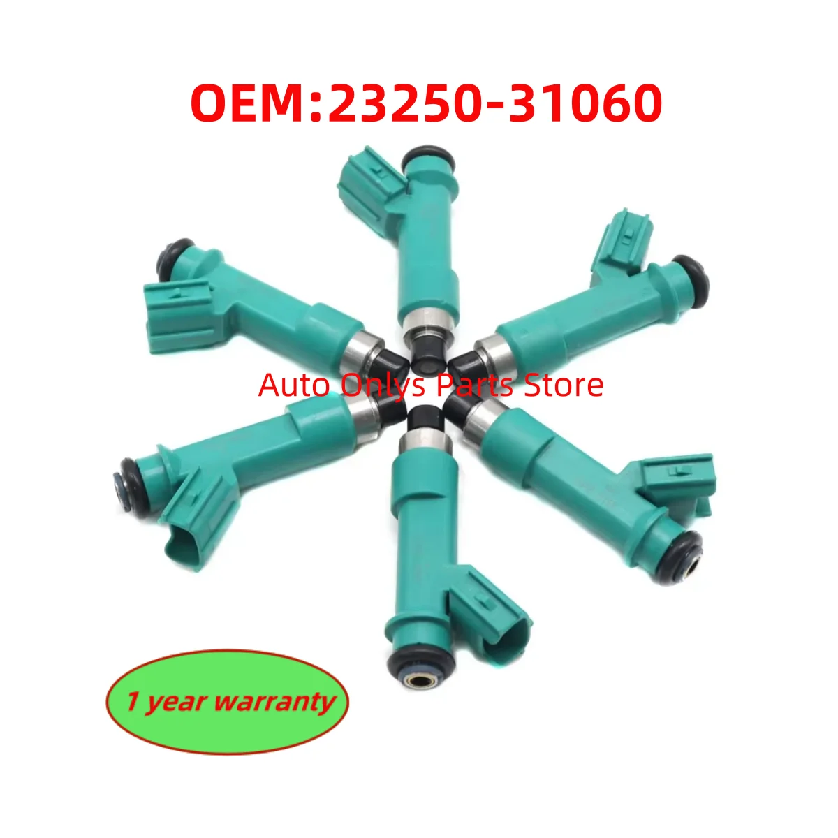 

6 шт./лот, новая 23250-31060, топливная форсунка, подходит для Toyota 4Runner FJ Cruiser Tacoma Tundra 4.0L V6 2003-2009 23209-39075