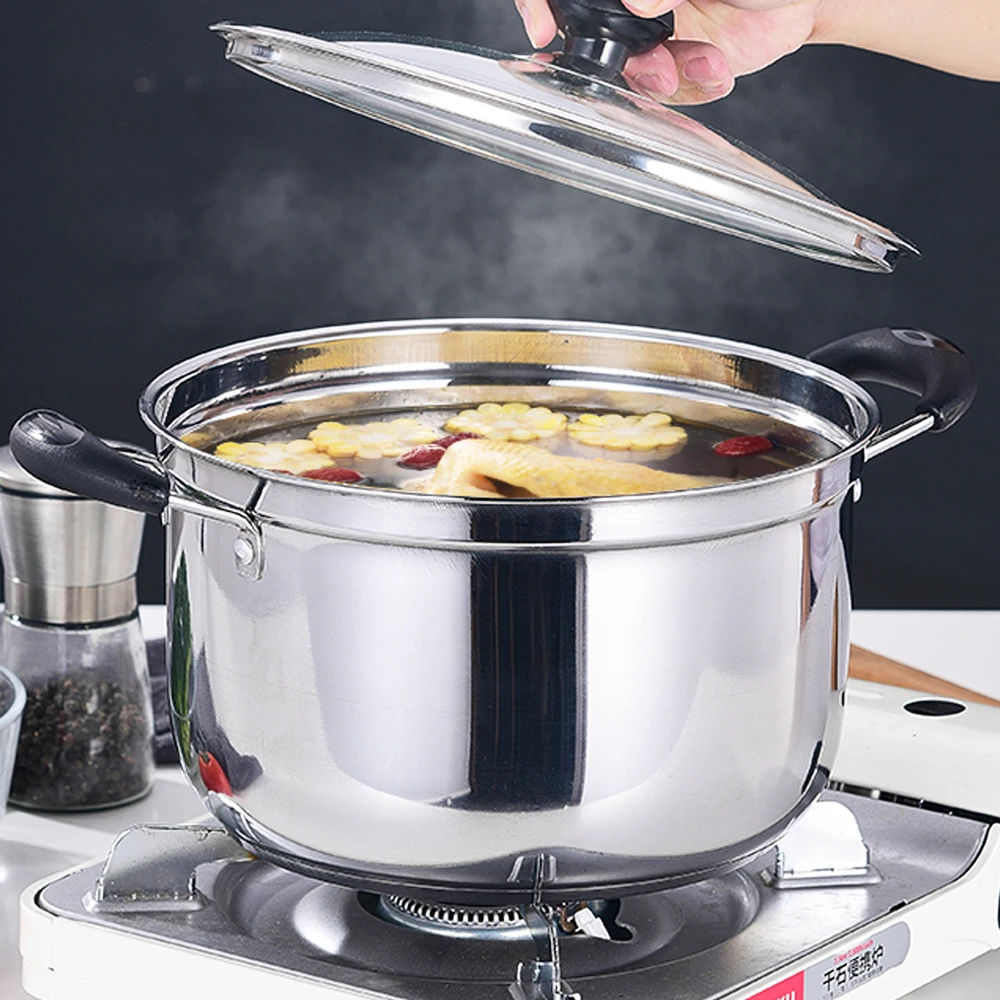 Kitchen Art Stainless Large Pot Steamer Laundry Pots 32cm