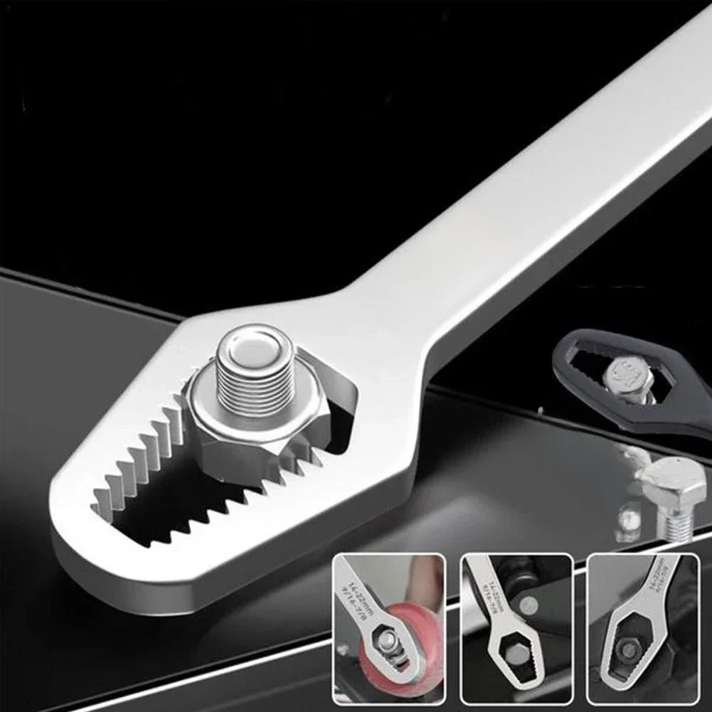 AliExpress 8-22mm Universal Torx Wrench Self-tightening Adjustable Glasses Wrench Board Double-head Torx Spanner Hand Tools for Factory