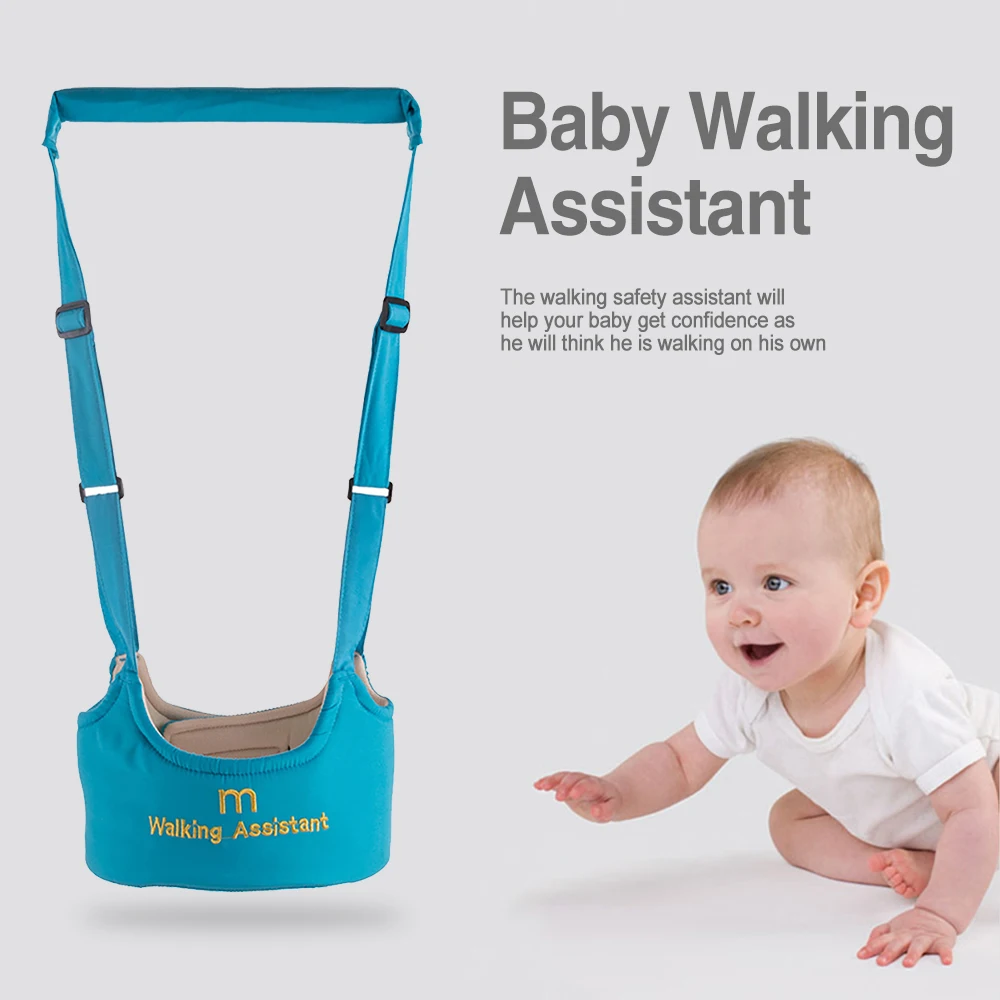 Angku 6-20 Monate atmungsaktives Baby-Geh geschirr aus Baumwolle für Sicherheit Baby-Dual-Use-Walker mit Traktion gurt für Kinder