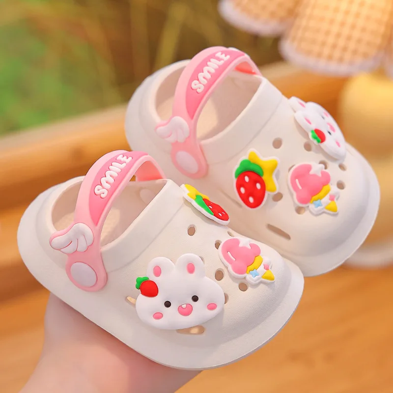 Children Garden Shoes Cute EVA Cartoon Beach Sandals Babies Summer Lightweight Slippers High Quality Soft Kids Outdoor Slippers