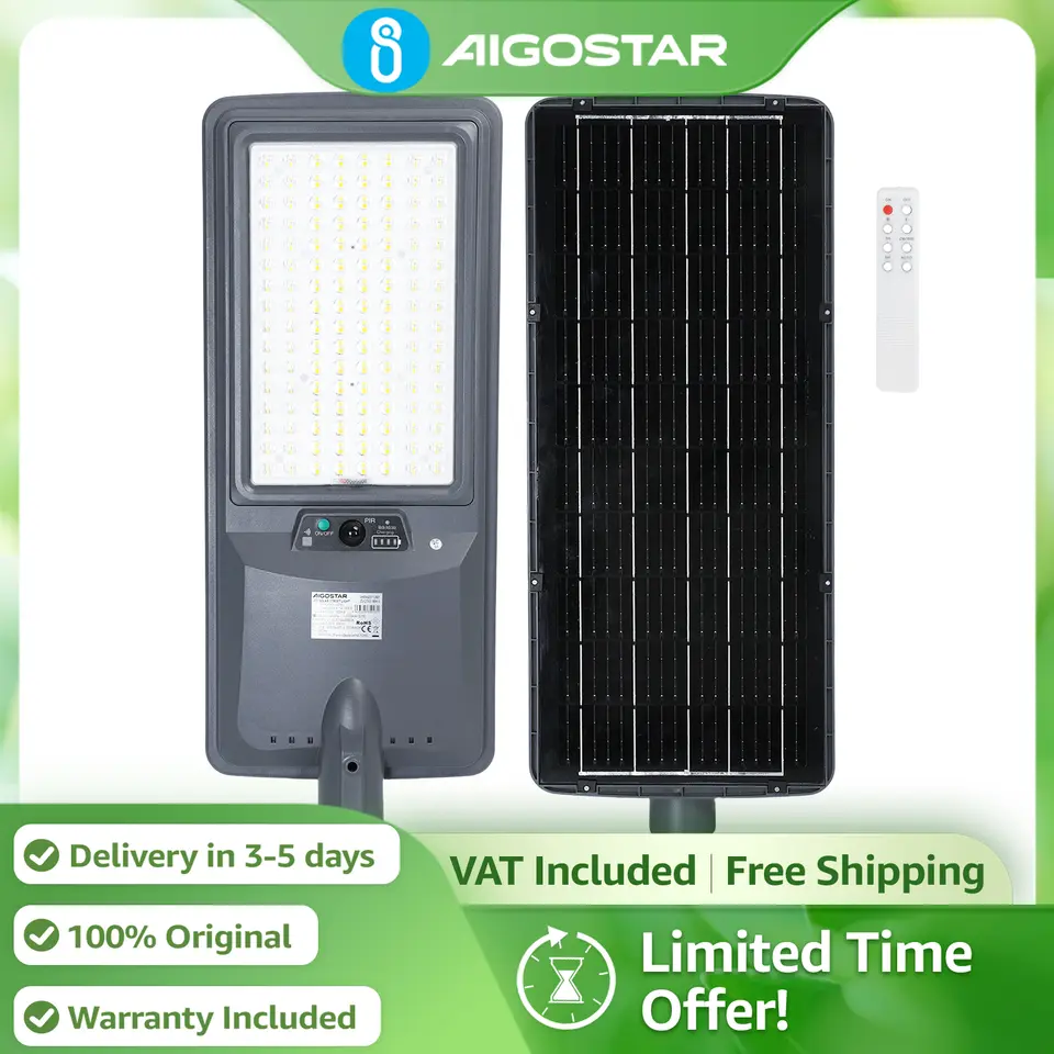 AIGOSTAR FAROLA SOLAR 400W