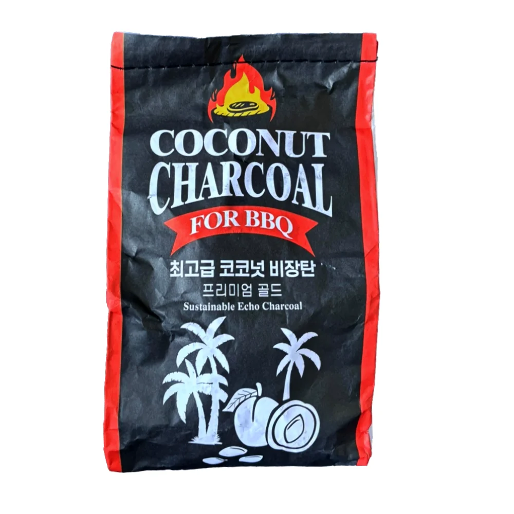 1kg + 1kg of coconut charcoal for camping