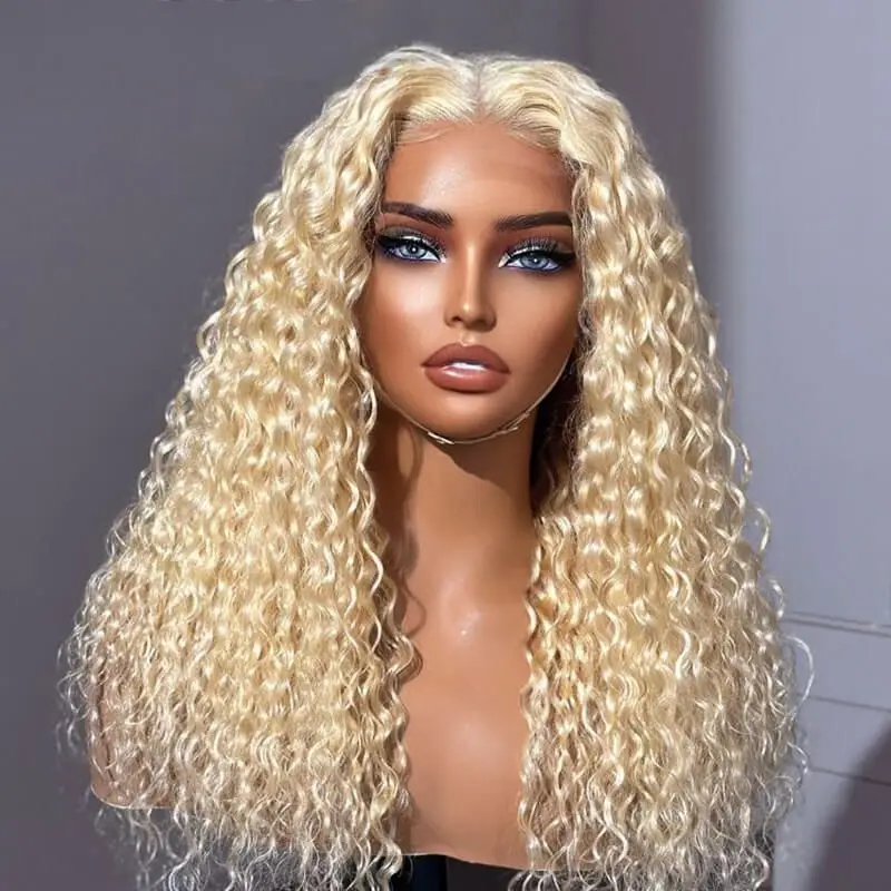 Blonde 613 HD Lace Front Wig Human Hair 13x4 Curly Wigs Human Hair Lace Frontal Wig 13x6 Deep Wave Lace Frontal Colored Wig