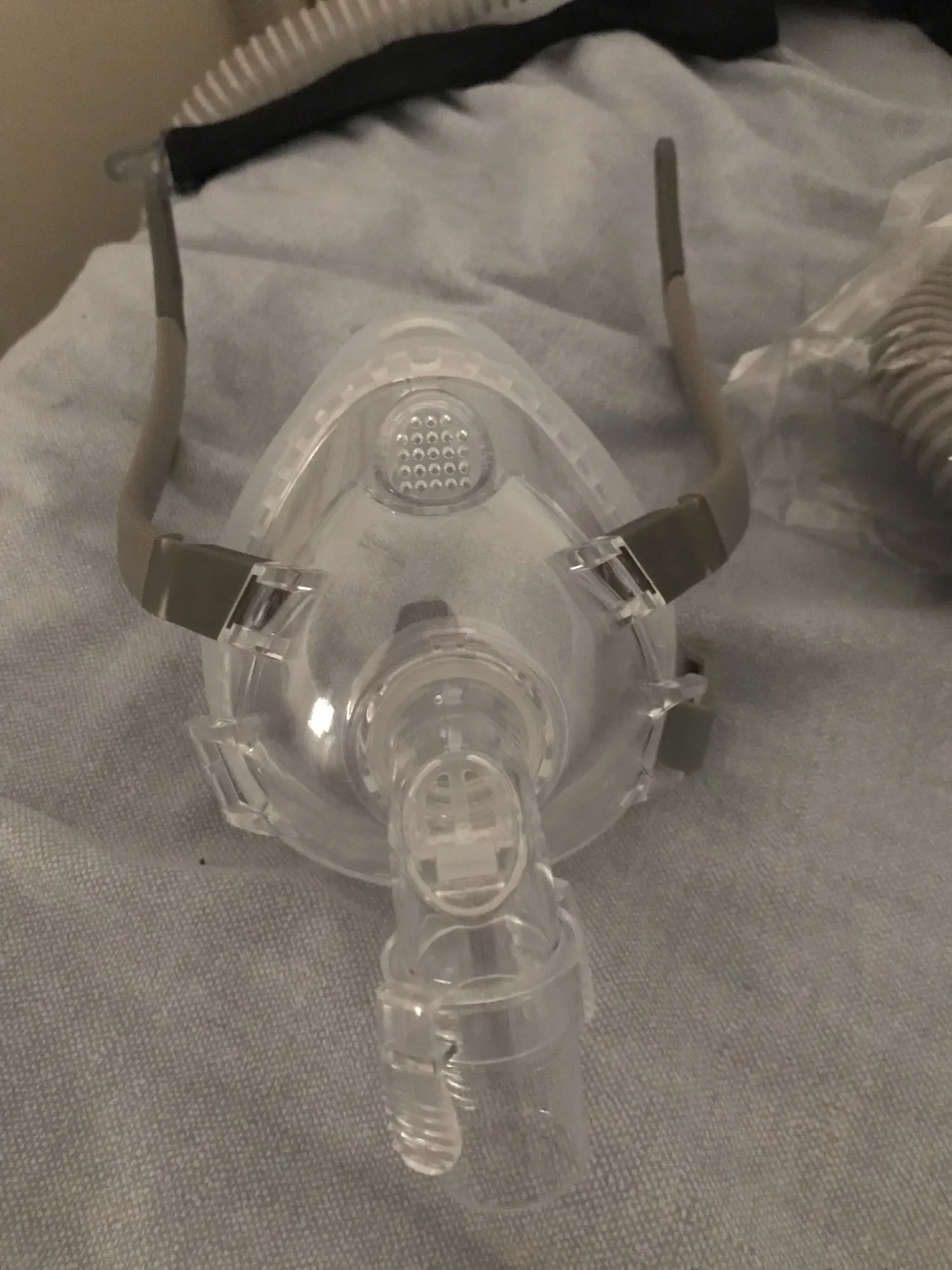 CPAP Full Face Mask Auto CPAP BiPAP With Headgear Headband Use for Cushion Travel Sleep Aid Anti Apnea Snoring Medical Air Breat photo review