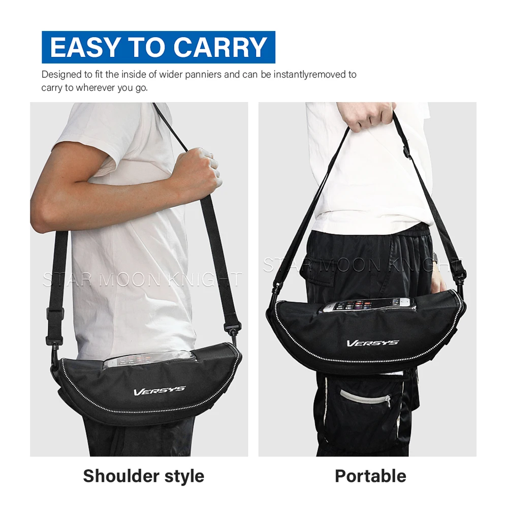 Versys1000 Handlebar Navigation Bag For Kawasaki Versys650 Versys 650 Versys 1000 Motorcycle Modern Travel Waterproof bag