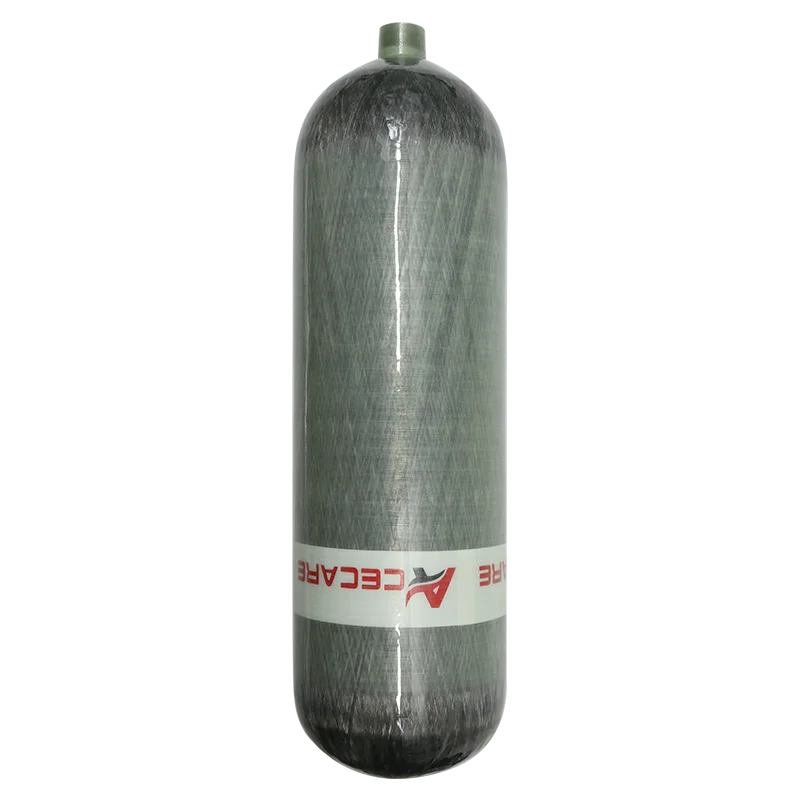 ACECARE-ارتفاع ضغط الغوص خزان ، CE ألياف الكربون اسطوانة ، 4500psi ، 300bar ، 30mpa ، السلامة من الحرائق ، 6.8L