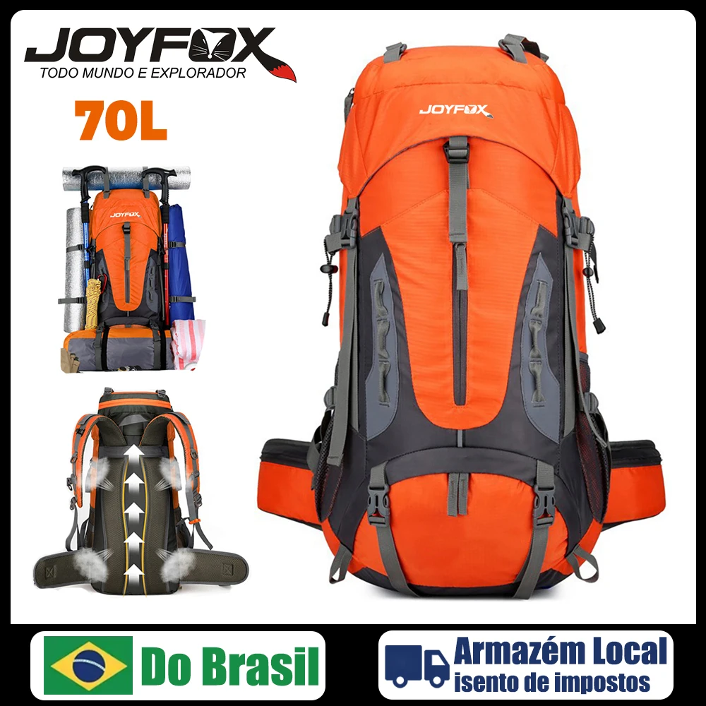 Trail Backpack for Hiking, Camping & Travel - 70L Capacity