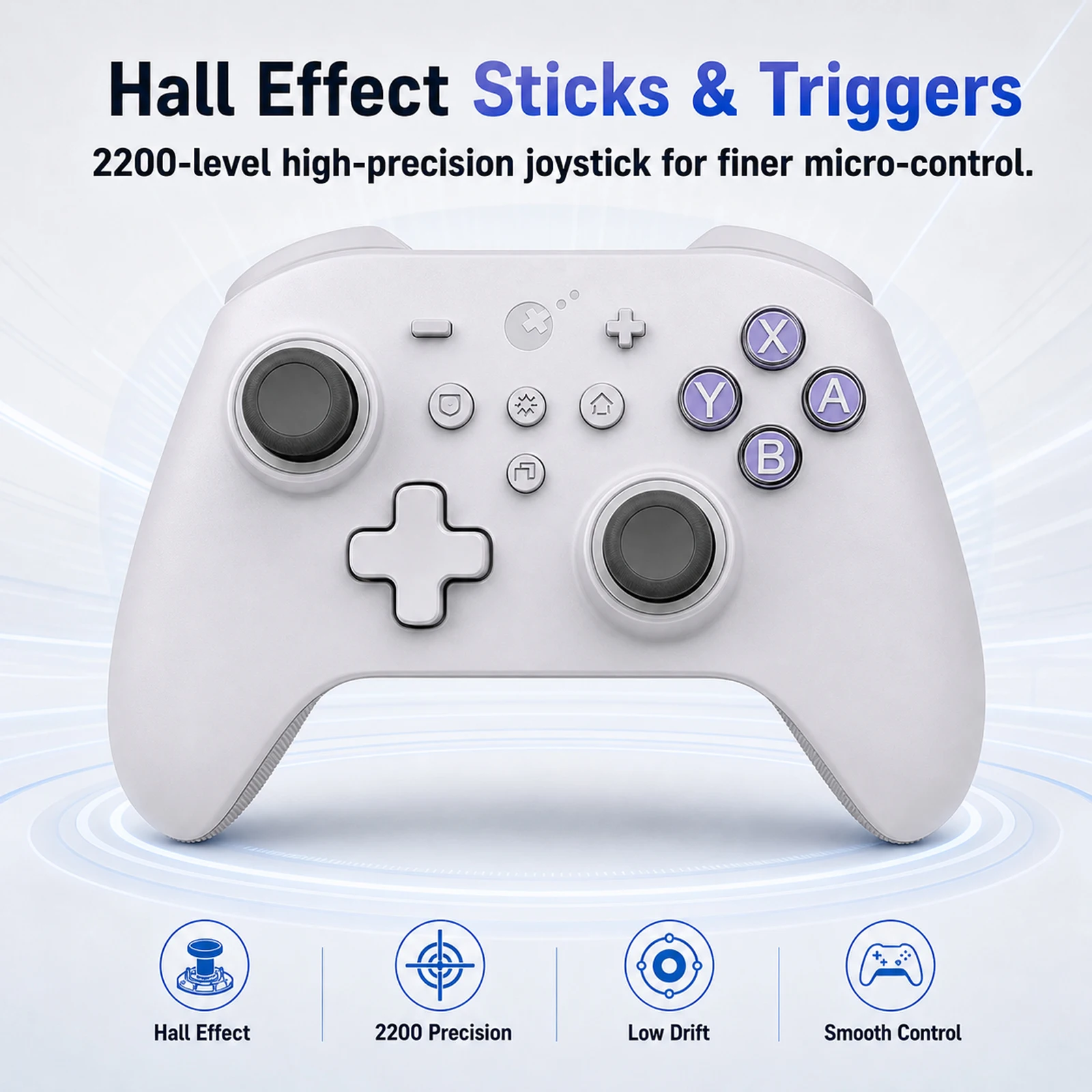 GuliKit KK3 MAX Controller NS39 KingKong 3 Gamepad with Hall Effect Joysticks & Triggers for Windows Nintendo Switch Android iOS