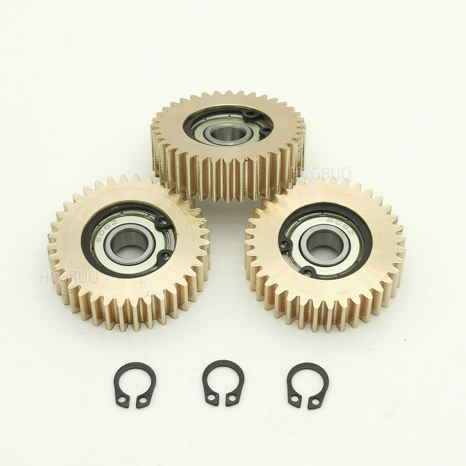 36Teeth 38x11mm E-bike Gears With 8mm Bearings Copper Wheel Hub Motor Planetary Gears For Bafang Motor E-bike Accessories