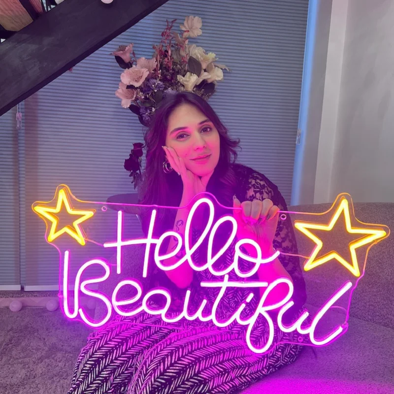 Customize Neon Led Sign Personal LED Neon Lights Sign Name Decor Wedding Bar Salon Led Signs Bedroom Home Wall Decorations