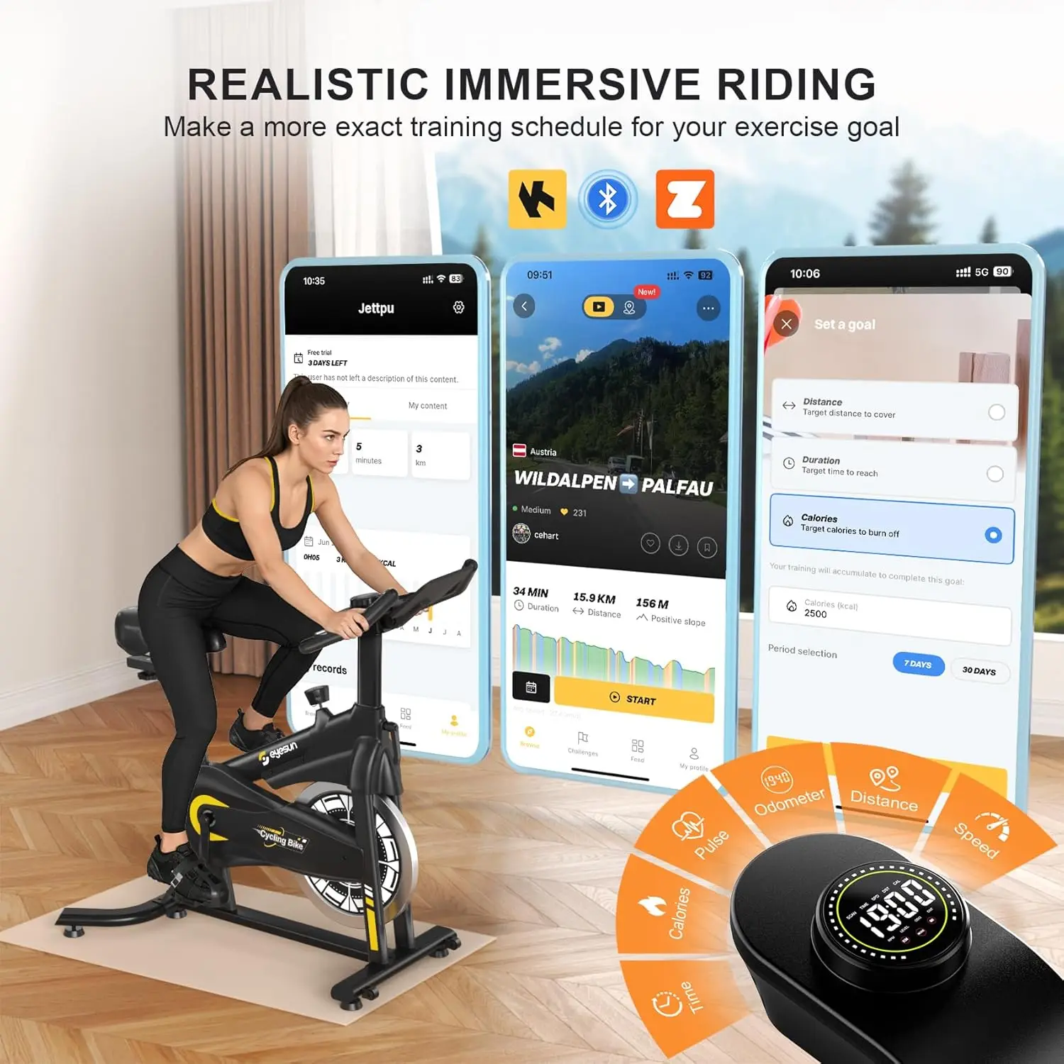 Exercise Bikes for Home,Indoor Cycling Bike with Adjustable Friction,Brake Pad Resistance Silent Belt Drive,330lbs Weight Capacity &Upgraded Version Seat for Home Cardio&Weight Loss(QM-530W)