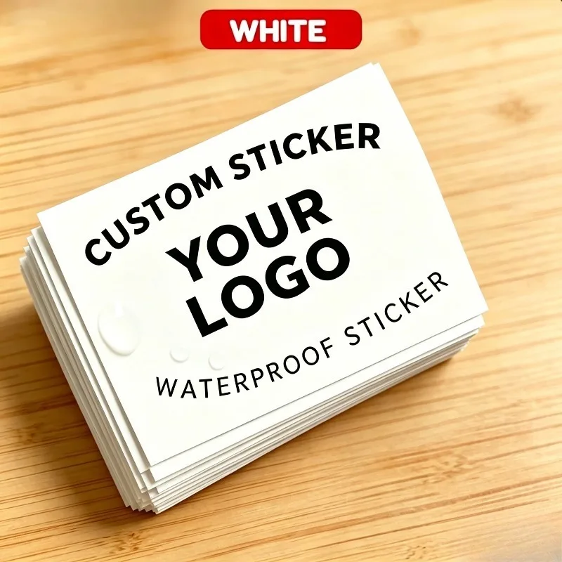 Multiple Packs of Custom Rectangular Stickers and Custom Logos, Wedding, Birthday, Baptism Stickers, Design Stickers