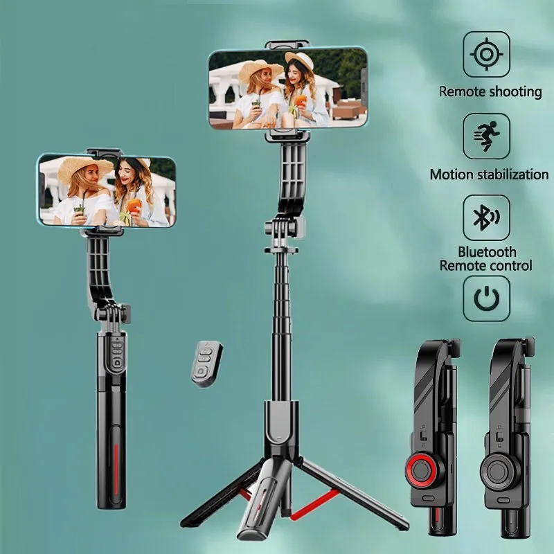 Roreta 2025 جديد مثبت Gimbal Selfie عصا قابلة للطي حامل ثلاثي لاسلكي مع مصراع بلوتوث Monopod لنظام IOS وأندرويد #1