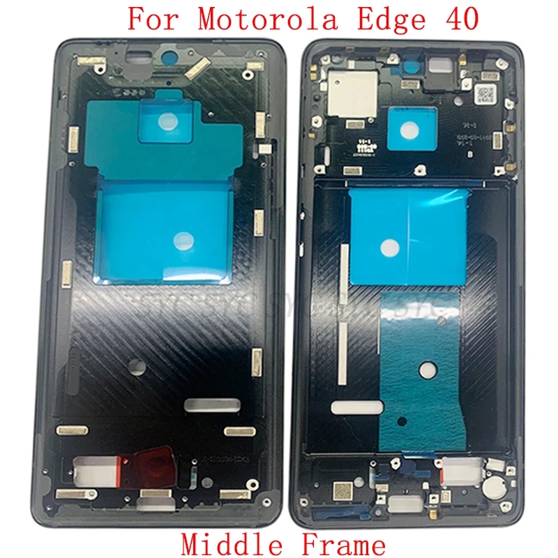 

Middle Frame Housing LCD Bezel Plate Panel For Motorola Edge 40 Phone Metal LCD Frame Repair Parts