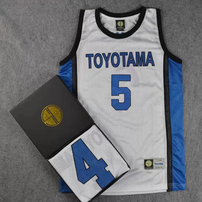 Anime Shohoku Schule Basketball Team Trikot Nr. 4 Mitsui Moroboshi Toyota Tops Sport tragen Uniform Cosplay Kostüm