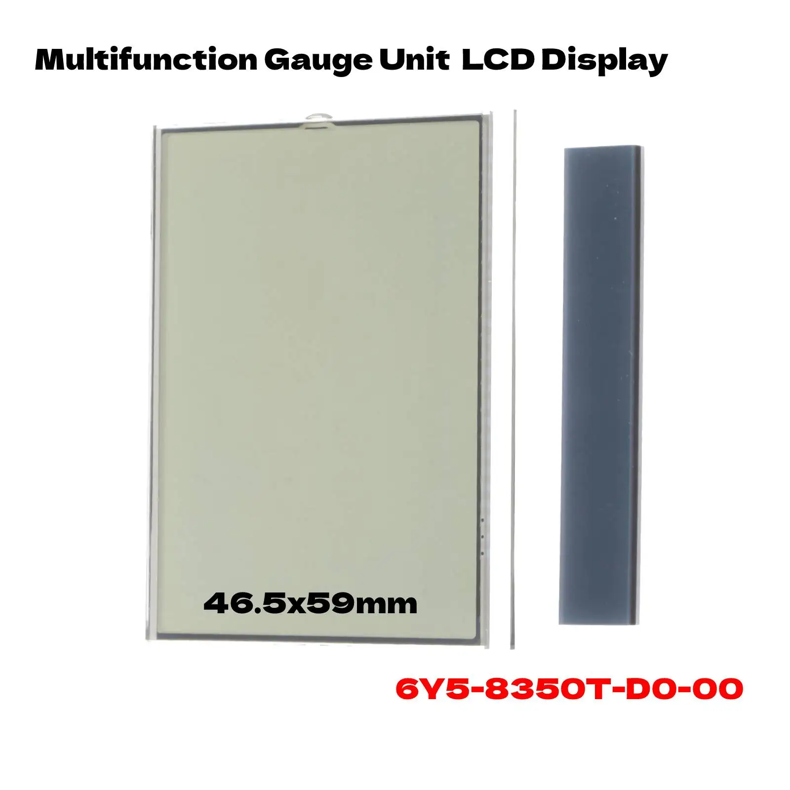 LCD display for multi-function tachometer (instrument unit not included) Tachometer/Speedometer/Fuel Management 6Y5-8350T-D0-00
